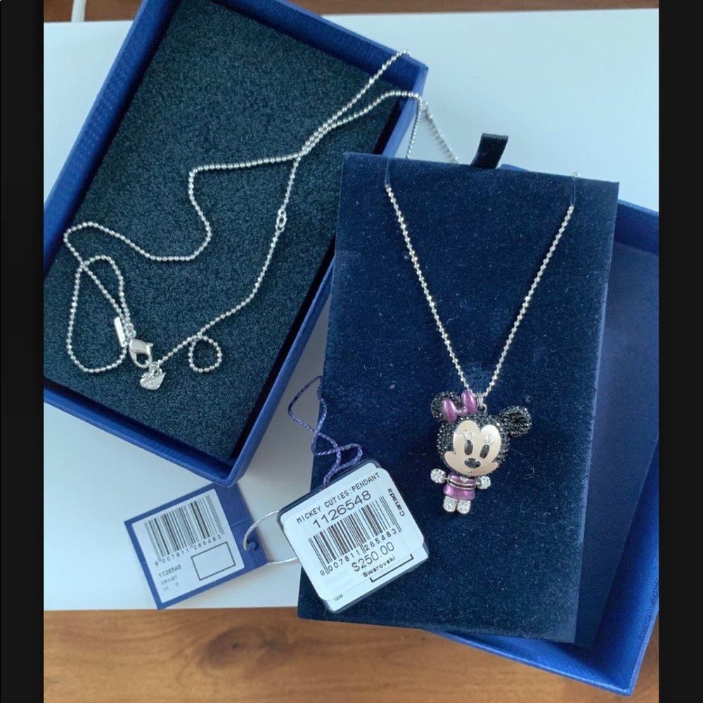 BNIB Swarovski Minnie Mouse Pendant - Picture 2 of 4